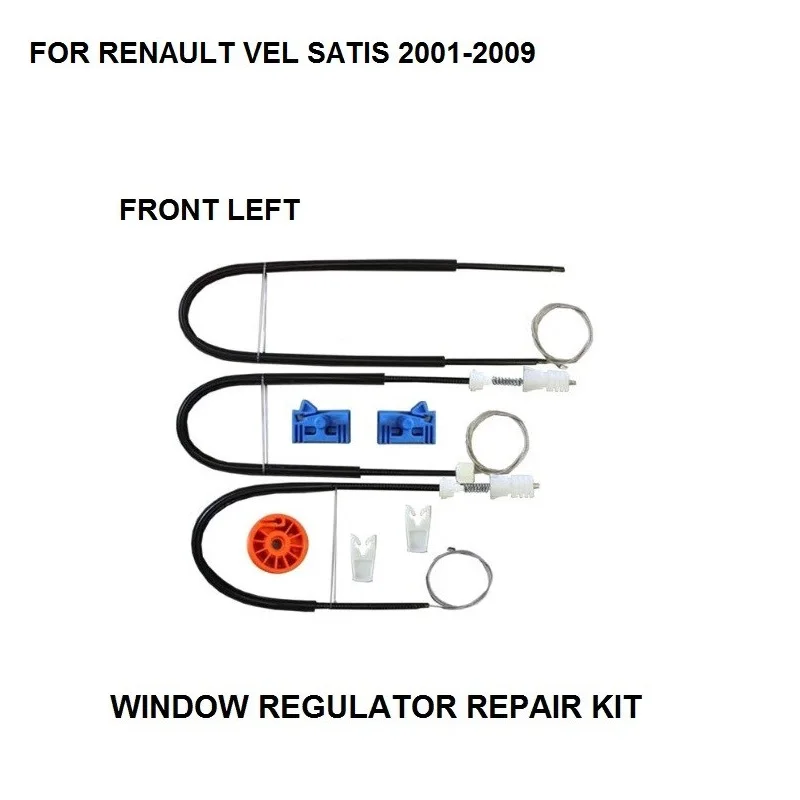 

2001-2009 WINDOW REGULATOR COMPLETE CLIP SET FOR RENAULT VEL SATIS WINDOW REGULATOR REPAIR KIT FRONT-LEFT SIDE