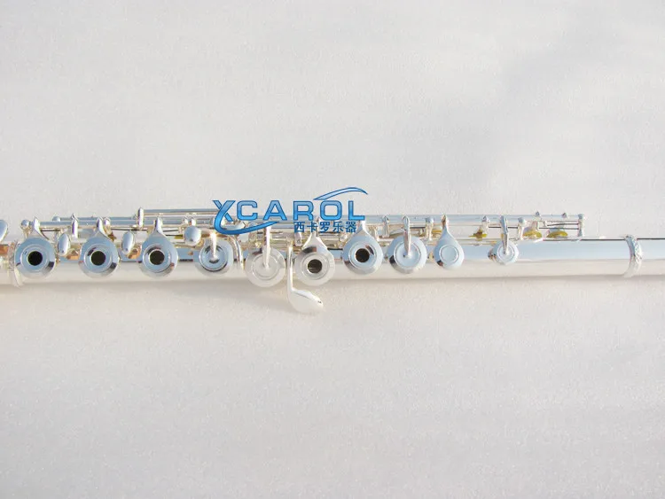 Серебряный флейта 17 отверстие открытое отверстие мощный звук профессионального E ключ n ключи