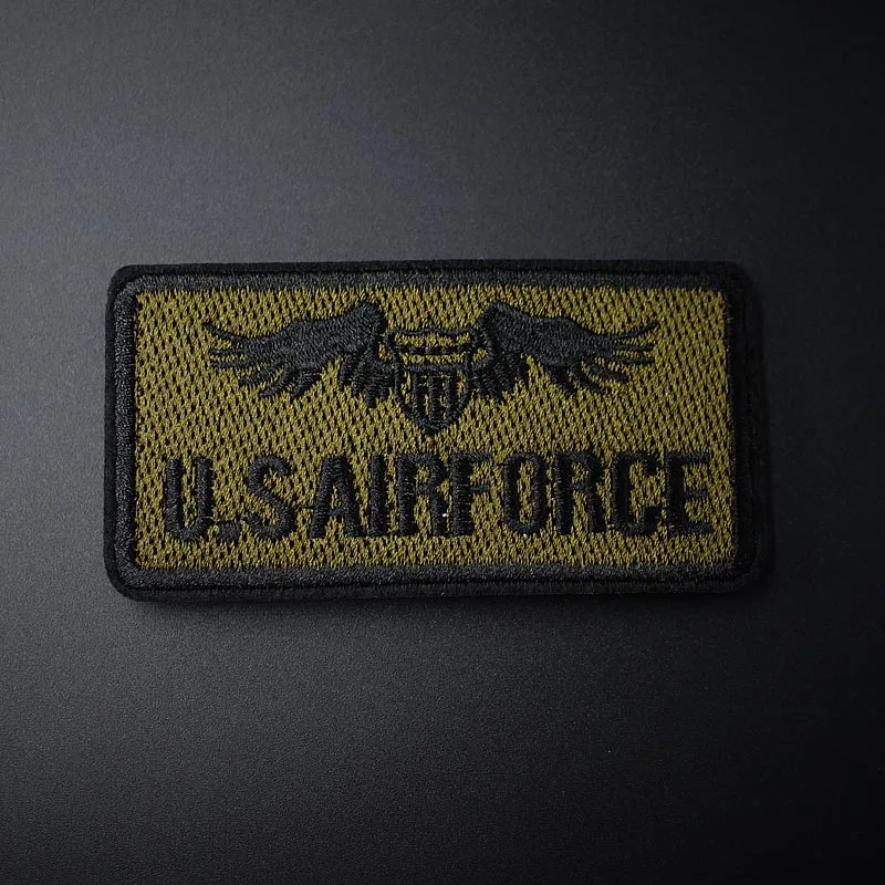 

U.S AIRFORCE Size:4.5x9.0cm Badges Iron On Patches Badge Embroidery Patch Applique Clothes Clothing Sewing Supplies Decorative