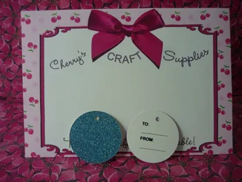 

5cm turquoise Round Glitter Gift Tags