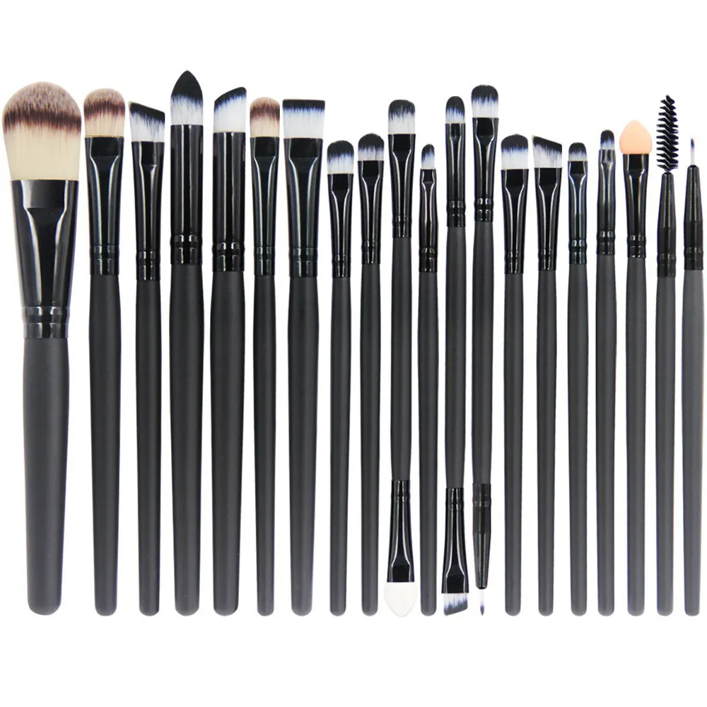 

20 Pcs Makeup Brush Set tools Make-up Toiletry Kit Wool Make Up Brush Set Makeup Brushes set Professional with case 8W5