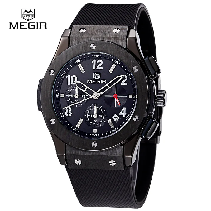 Prix pour Megir chaude marque hommes quartz chronographe montres relojes heuer homme montre à sports occasionnels mode horloge montre hommes-3002 M Bracele Prix pour Megir chaude marque hommes quartz chronographe montres relojes heuer homme montre à sports occasionnels mode horloge montre hommes-3002 M Bracele