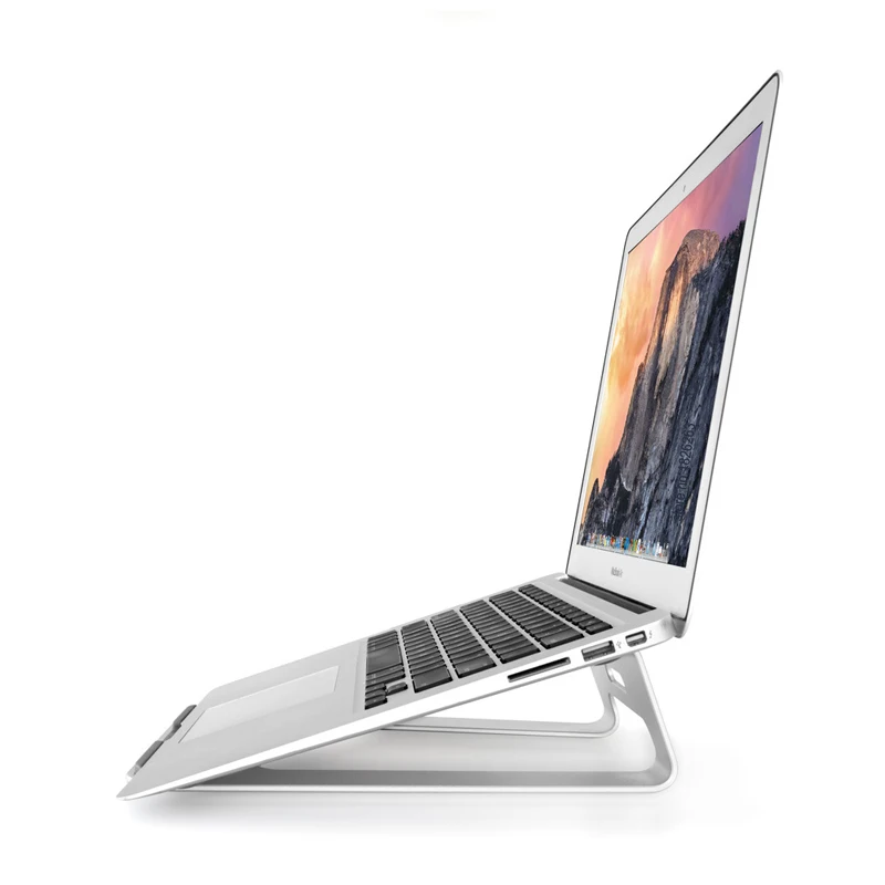

Hyvarwey AP-1 Aluminum Alloy 11-15 inch Laptop Stand Notebook Cooling with 18 Degree Viewing Angle Cable Management