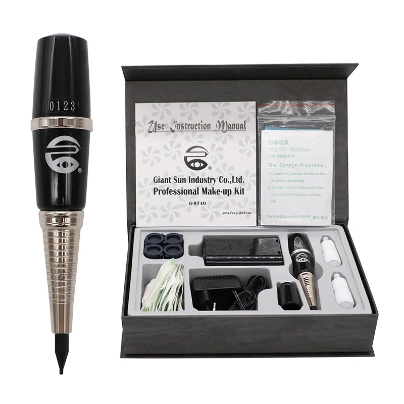 

High Quality Permanente Makeup Giant sun machine G9470 digital Tattoo Machine set Eye Brow Lip Rotary Pen