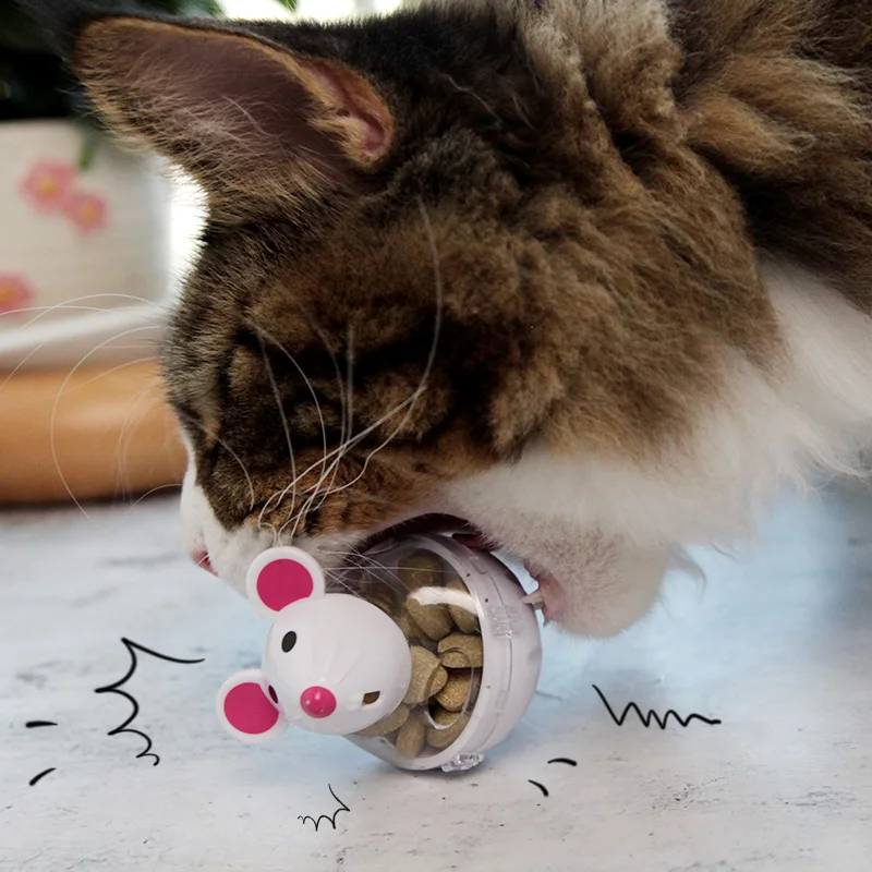 

[MPK Cat Toy] Cat Exercise Toy for Greedy Cat and Fat Cats, Cat Feeder, Control Food Intake while Encouraging Exercise