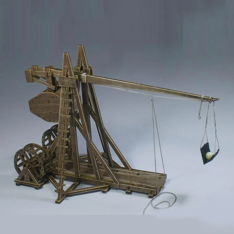 Классические древние колесницы модели в стиле Age of empires комплекты модель Trebuchet Heavy
