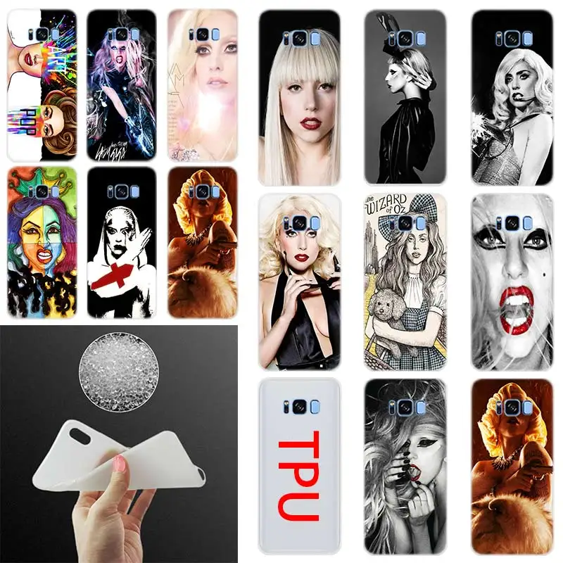 

lady gaga Silicone Case Cover For Samsung Galaxy S10 Plus S8 S9 Plus S7 S6Edge S5 Note 10 8 9 Phone S10 E S9 S8 S7 S6