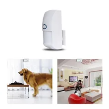 Беспроводной 433MHZ домашней безопасности ПЭТ-иммунный инфракрасный датчик движения двойной, инфракрасный детектор для системы сигнализации