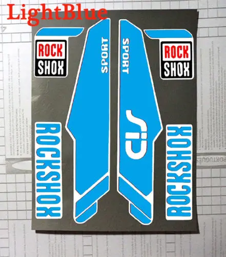 

SID ROCK SHOX stickers/decals of Mountain Bike/bycicle front fork Race cycling For MTB DH free shipping