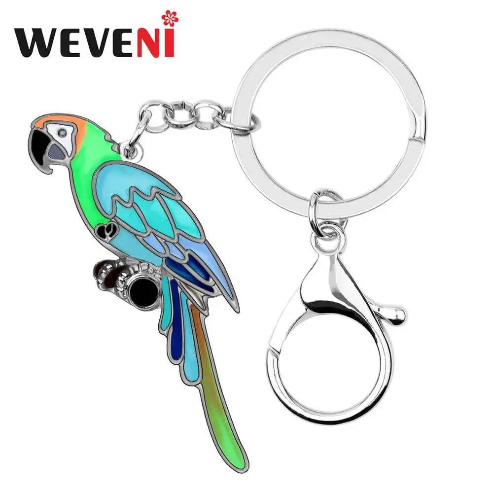 WEVENI эмалированный сплав мультфильм красочные Макаруны брелок для ключей ем