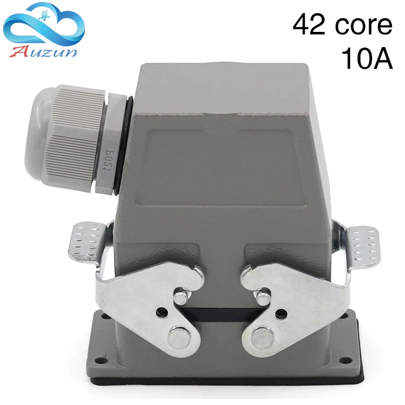  Hdc-hdd-042 conector de alta resistencia 42 núcleos prensado en frío enchufe de aviación rectangula