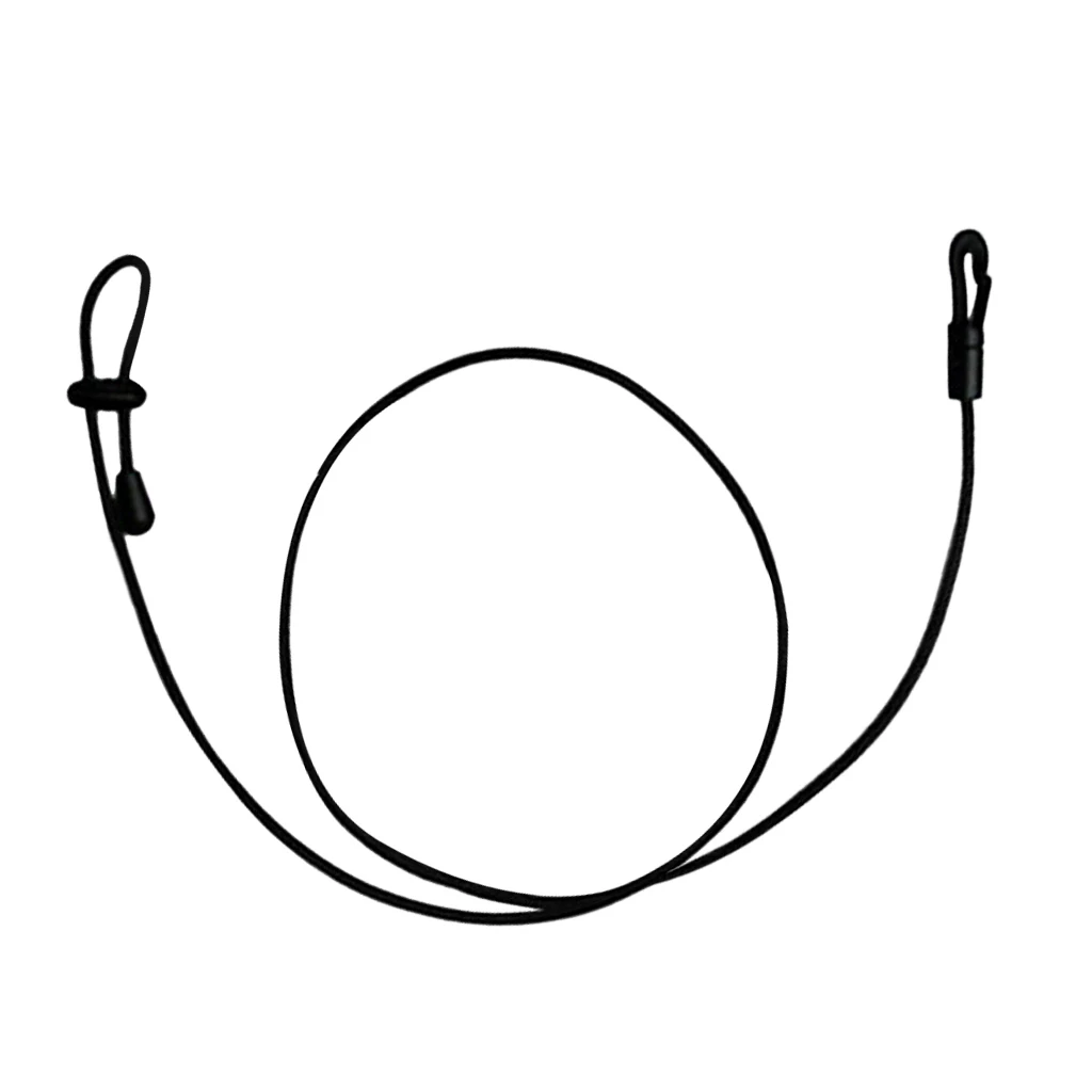 Set of 5 Pieces 47' Elastic Kayak Canoe Fishing Rod Paddle Leash Shock Cord Surfboard Surfing Leash Rope Kayak Accessories