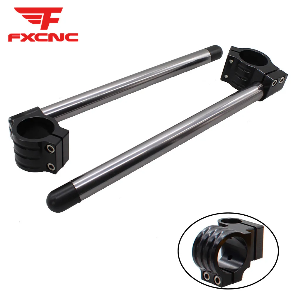 

CNC Regular 31mm - 55mm Handlebar Clip-ons Fork Handle Bars Clip ons For Kawasaki NINJA 250R 300R 650R ZX6R ZX636 ZX10R Z1000 H2