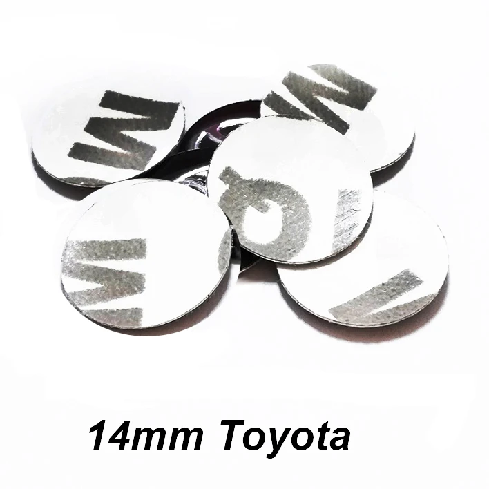 

Car remote key badge stickers, 14mm diameter Car Key logo sticker, car emblem sticker with good quality metal FOB car key emblem
