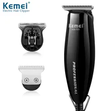 Kemei для мужчин плагин машинка для стрижки волос из нержавеющей стали быстрая Отделка Инструмент для укладки волос Европейская профессиональная электрическая машинка для стрижки волос