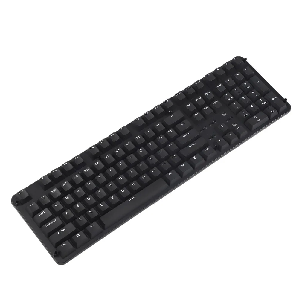 YMDK 108 PBT Вишневый профиль двойная съемка черный серый без блеска для стандартной ANSI 104 87 61 MX механическая клавиатура