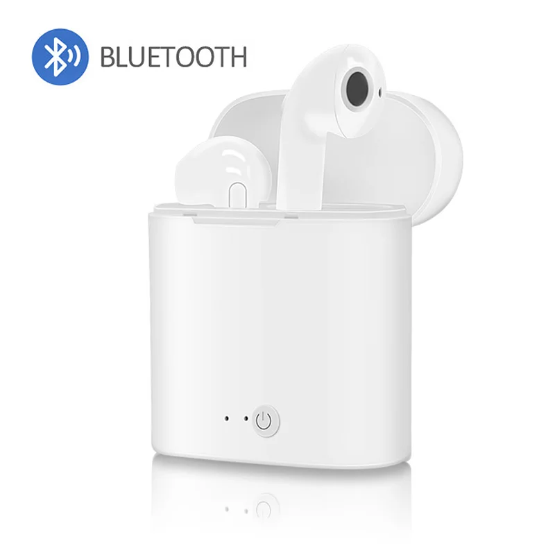 I7s TWS Спортивная Bluetooth гарнитура с стерео беспроводным микрофоном беспроводная