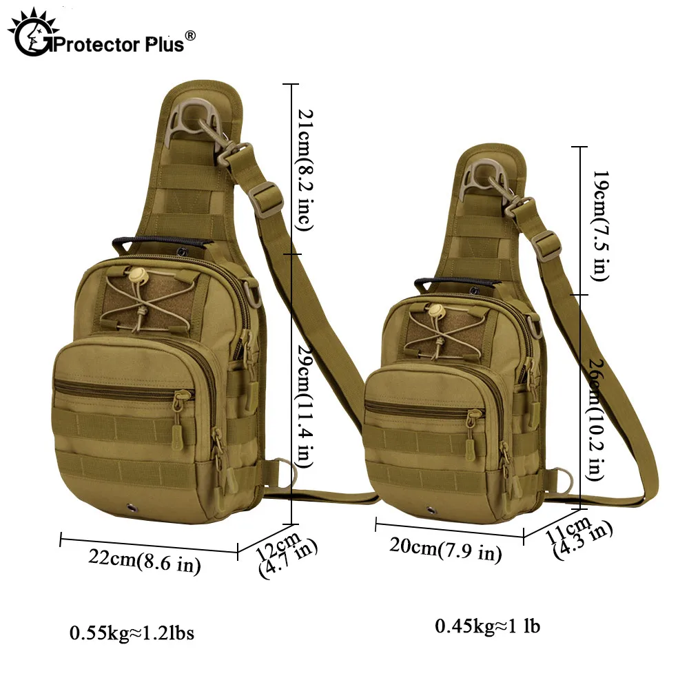 Ceny PROTECTOR PLUS Sport Camping torby męskie taktyczna wojskowa plecak Outdoor Crossbody torby turystyka torba typu sling na klatkę piersiową torba wędkarska