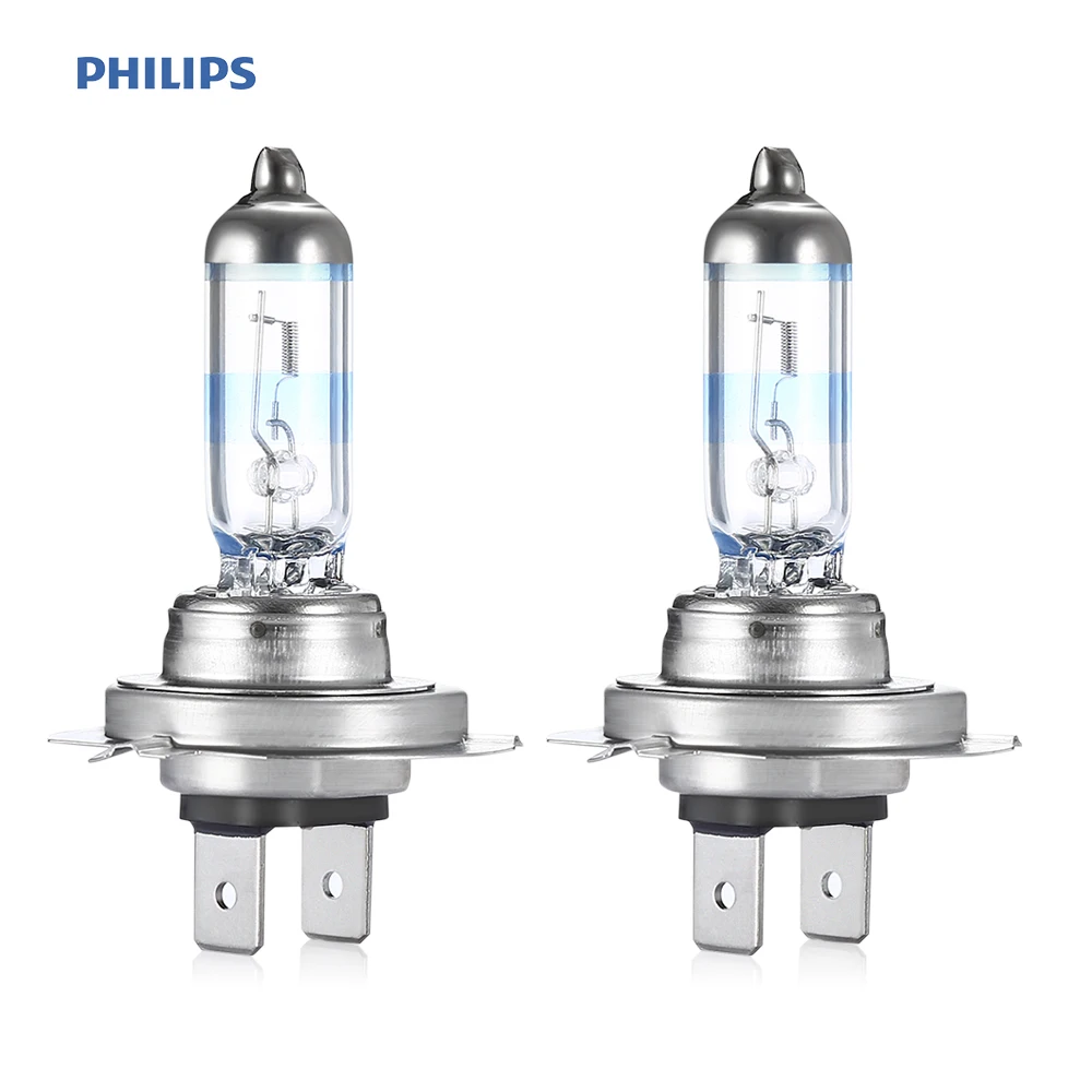 

One Pair 12V 55W Philips H7 12972XVP X-TremeVision Plus Upgrade Headlight Bulb RU Direct Shipping