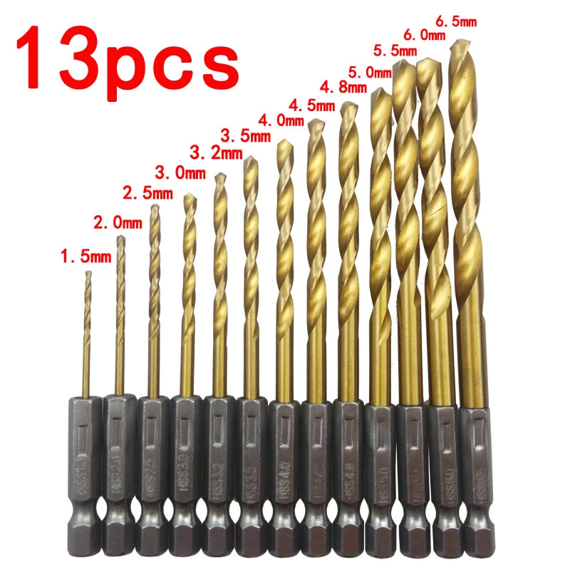Twisting Drill Bit Grinding Titanium Coated HSS High Speed Steel High Quality Twisting Drill Bit Grinding Titanium Coated HSS High Speed Steel High Quality