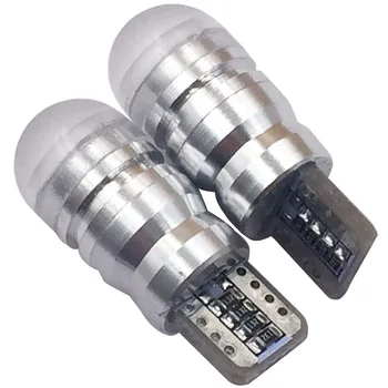 

WTS 10pcs Signal Lamp 3030 T10 Led Wedge Car Interior Bulb W5W 194 168 6000k Lamps White 5W5 Clearance Backup Reverse Light 12V