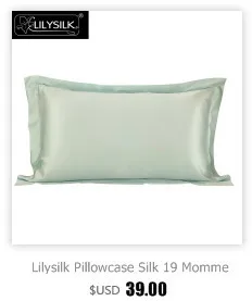 LilySilk пододеяльник шелк чистый 100 натуральный 19 momme роскошный контрастный цвет queen king size домашний текстиль