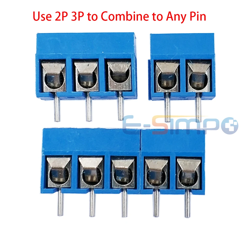 JC0087 JC0088 KF301 5.0MM 2P 3P PCB Screw Terminal Block