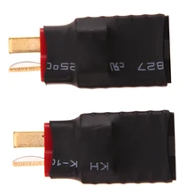 2pcs set Adapter Wireless Female for Traxxas to T Plug Deans Style Connector Adapter RC