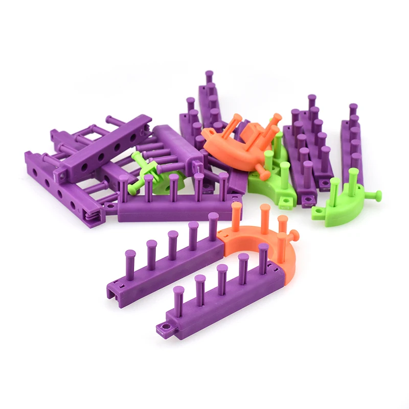 Multifunction Scarf Knitting Machine Knitting Loom DIY Child Educational Knitting Woven Scarves Hats Socks Set Children Tools  (8)