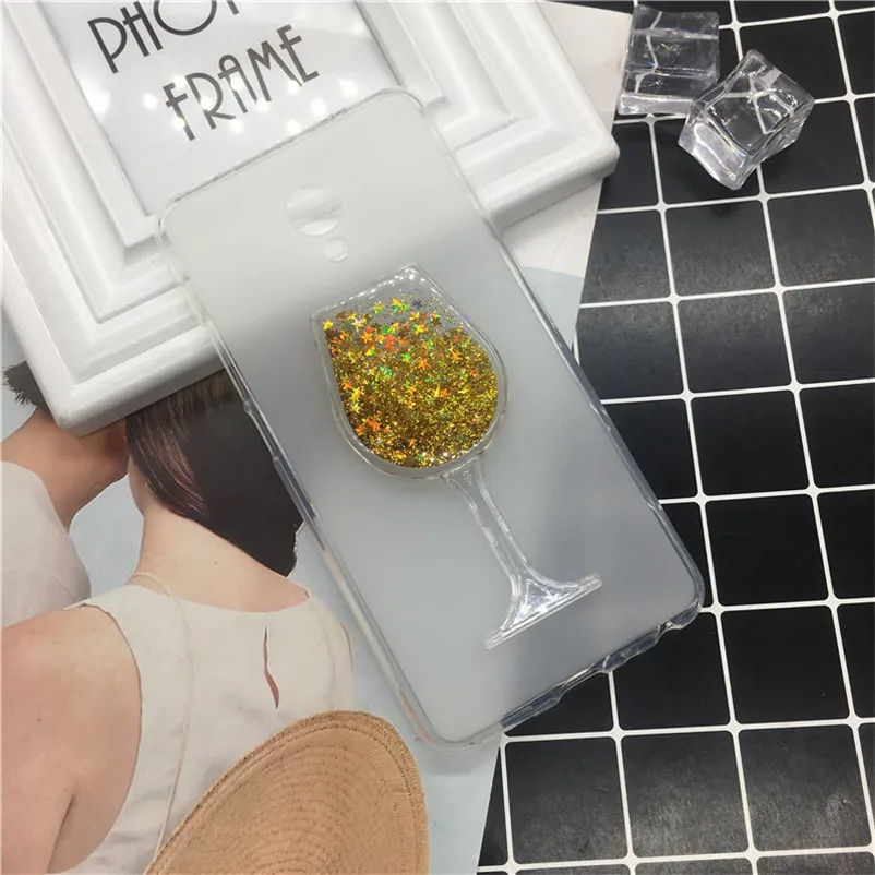 

Cute Silicone Case for Meizu M5 Note Glitter Bling Sequins Soft Quicksand Flowing Phone Cover for Meizu M5 Note