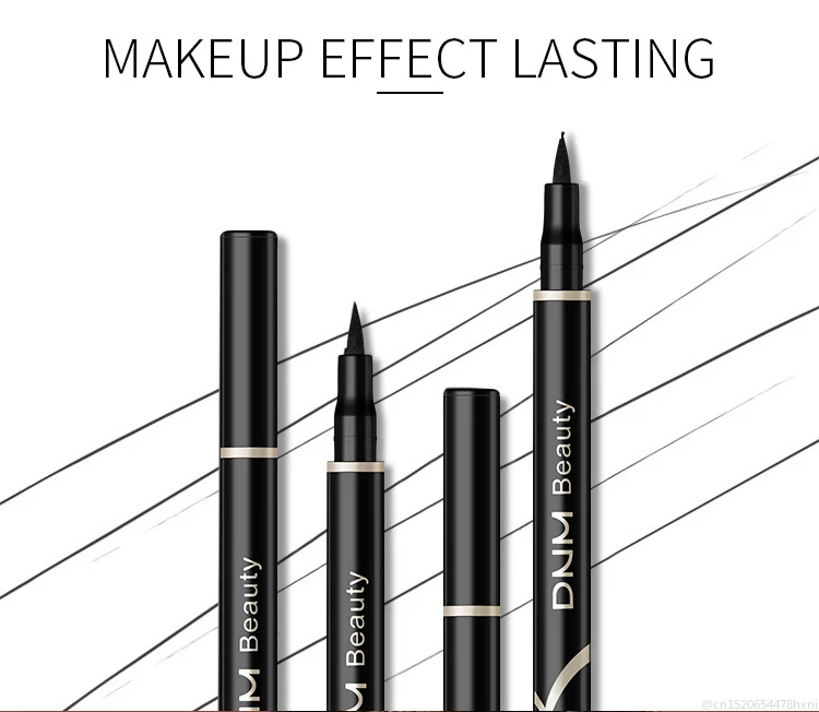 Liquid Black Eyeliner Pencil Precision Nylon Brush Head Waterproof Pen Lasting Highlight Smooth Not-blooming Eyes Makeup TSLM1