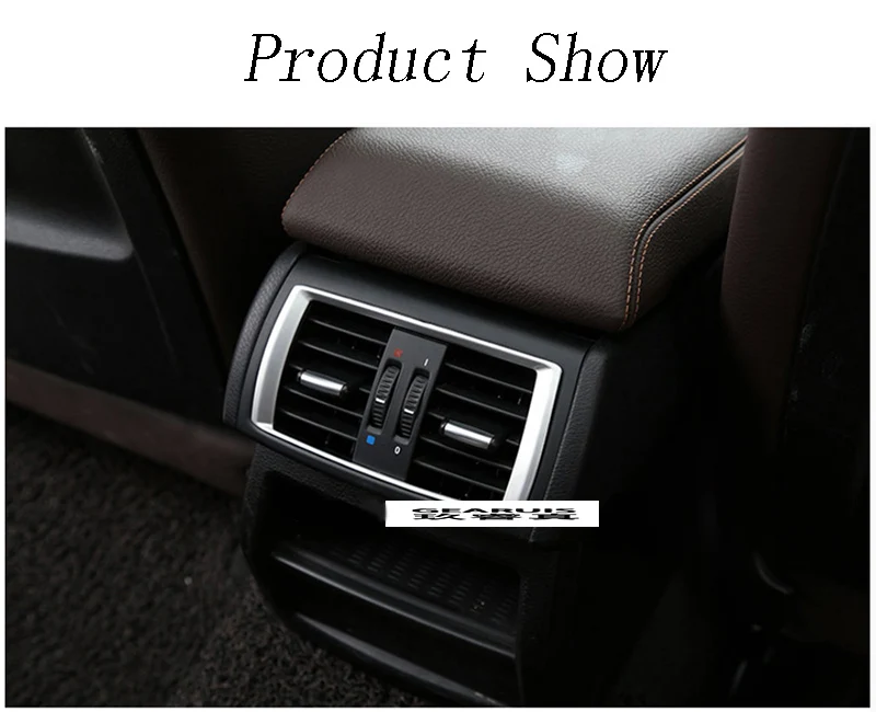 Автомобильный Стайлинг для BMW X3 F25 X4 F26 вентилятор заднего кондиционера декоративная рамка воздуха на выходе отделка наклейки чехлы авто аксессуары