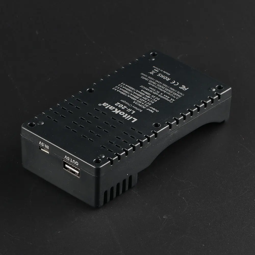 Умное устройство для зарядки никель-металлогидридных аккумуляторов от компании LiitoKala: Lii-202 литий-ионный никель-металл-гидридного Liepo4 USB Батарея Зарядное устройство для 10440/17670/18490/16340(RCR123)/14500/18350/18650, для мобильных устройств