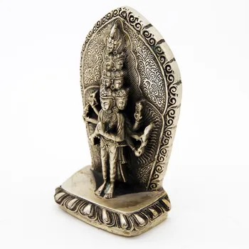 

China handwork tibet silver buddism statue shipping free