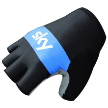 New arrival!Cycling Gloves 2016 Pro Team Sky Summer Bike Bicycle gloves GEL Pad Shockproof outdoor Sports Half Finger Gloves