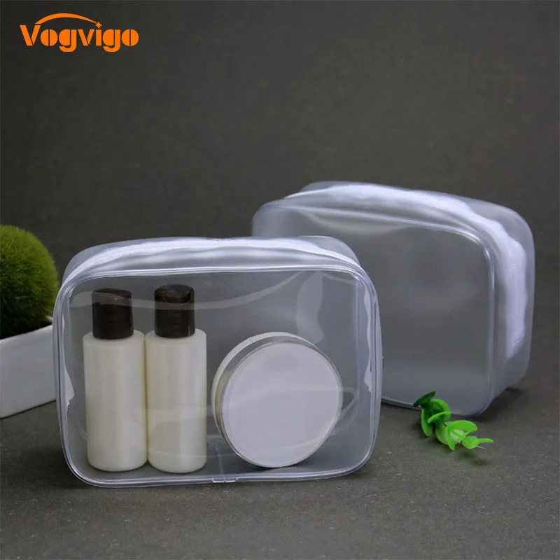 

Vogvigo Transparent Cosmetic Bag Waterproof Pouch Organizer Makeup Bags Women Travel Toiletry Case Accessories Bulk Supplies