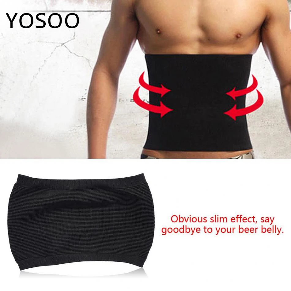 Men Slimming Belt Waist Body Shaper Waist Beer Abdomen Shapewear Belly Trainer Belt Corset Compression Girdle Slimming Bandage
