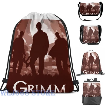 

Funny graphic print shoulder Bags women Grimm (garnet) Single shoulder backpack travel for men Gym Bag