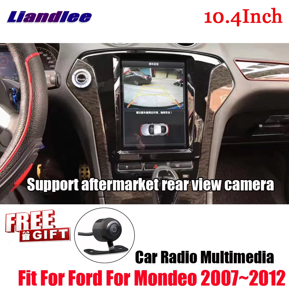 Top Liandlee Android Tesla vertical Screen For Ford For Mondeo 2007~2012 Car Carplay Mirror link GPS Nav Navigation Map Camera Media 2