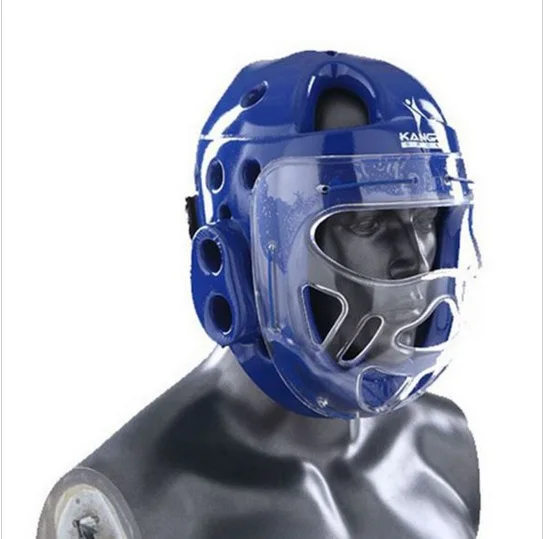 

MMA Kick Boxing Karate Sparring Gear Martial Arts Headgear Taekwondo Full Face Shield Helmet Protector
