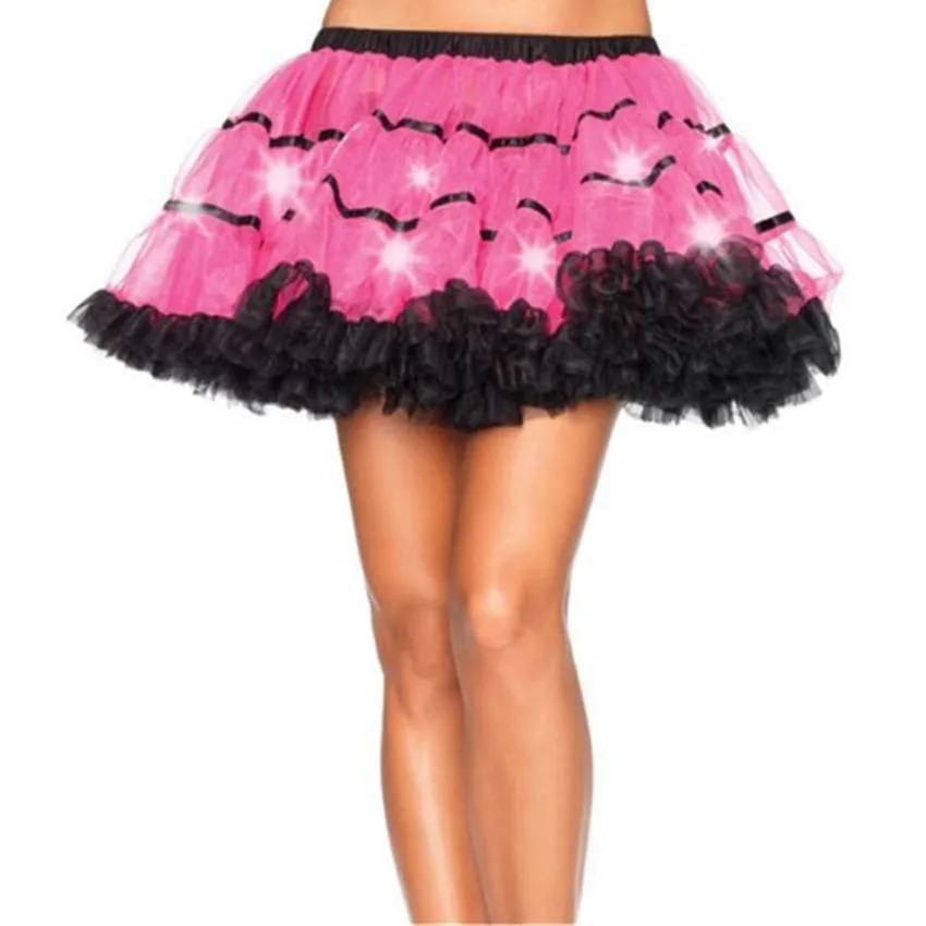 Abbille Sexy Fashion пушистый юбка-пачка взрослых Для женщин Pettiskirt вечерние танцевальные