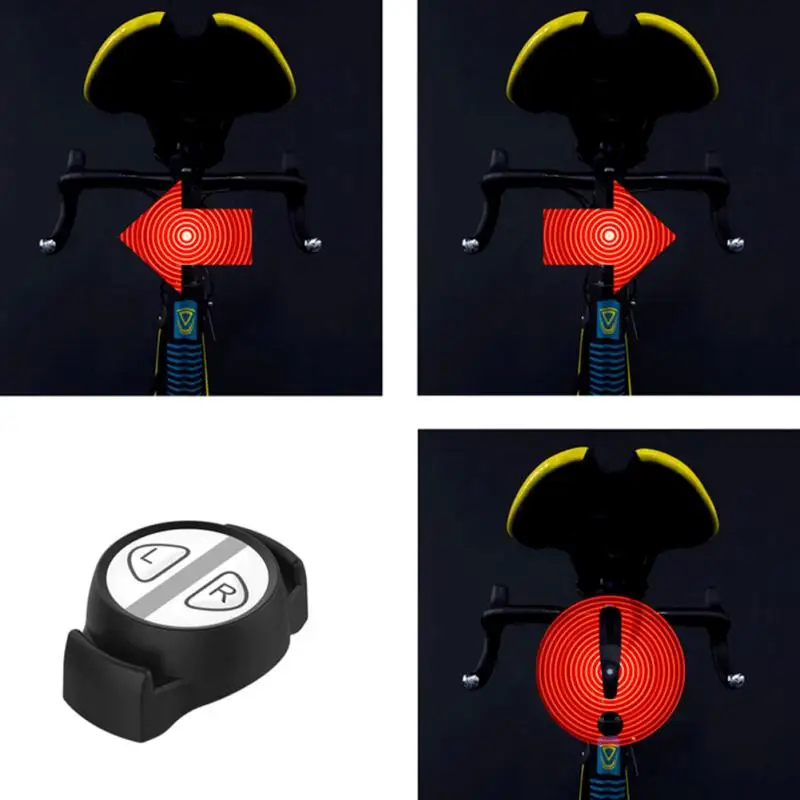 Cheap Bicycle Tail Light Bike Turn Signal Remote Control Safety LED Warning Taillight USB Rechargeable Rear Light 5