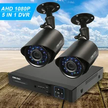 OWSOO 8CH видеонаблюдения Камера Системы 1080 P Hybrid 5-в-1 видеорегистратор с 1080 P AHD Bullet Водонепроницаемая камера видеонаблюдения Поддержка Ночное видение