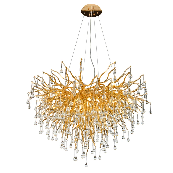 Postmodern living room dining room crystal glass lighting creative personality front desk clothing store decorative chandeliers