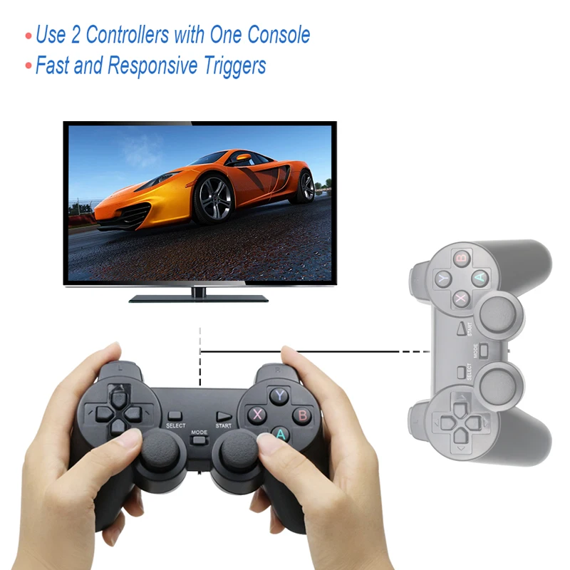 Top Buy h4DLR Wireless Gamepad PC For PS3 Android Phone TV Box 2.4G Wireless Joystick Joypad Game Controller Remote For Xiaomi OTG Smart Phone