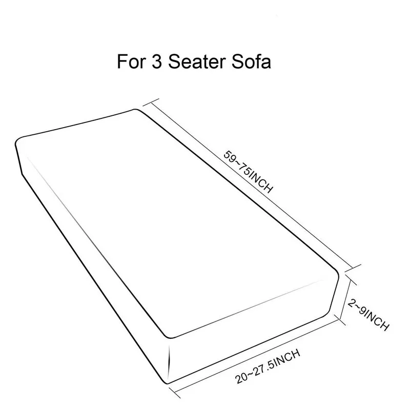 1-4 сиденья водонепроницаемый диван сиденье Подушка Чехол для дивана эластичный Чехол протектор дивана стрейч Противоскользящий водонепроницаемый чехол для подушки