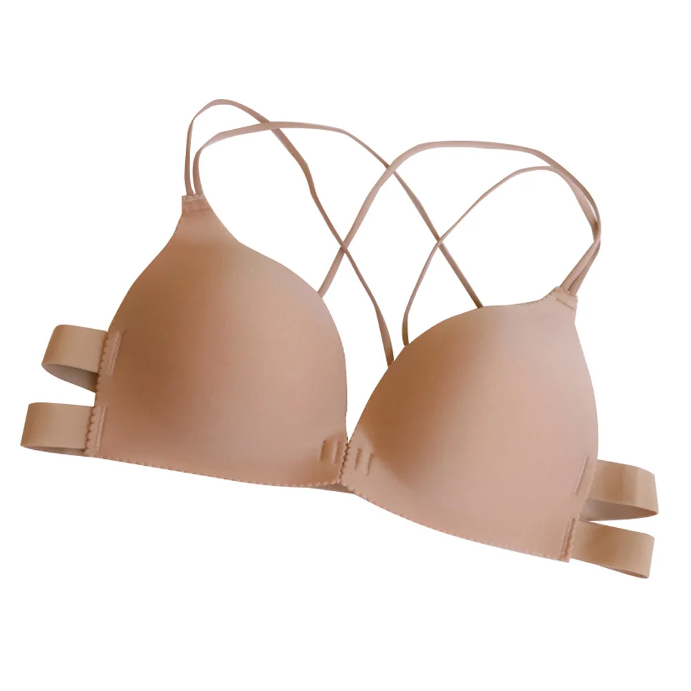 

Gathered Bra Women'S Lingerie Seamless Underwear Breathable Collocation Chest Wrap Smooth Underwear Comfortable Sports