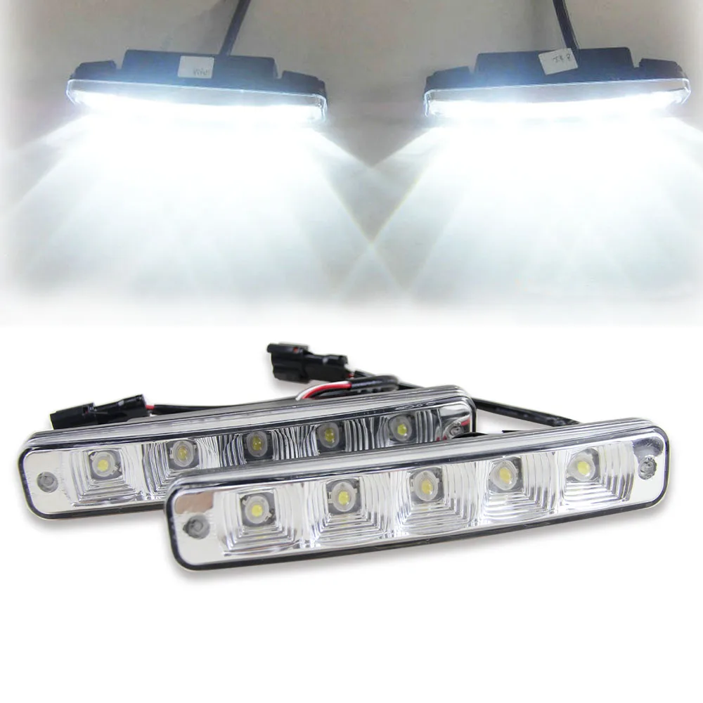 10W 6000K led day lights for all car day running light font b lamp b font