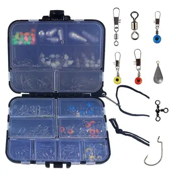 

177PCS Fishing Accessories Set Fishing Hook/swivel/plummet Sea Fishing Set
