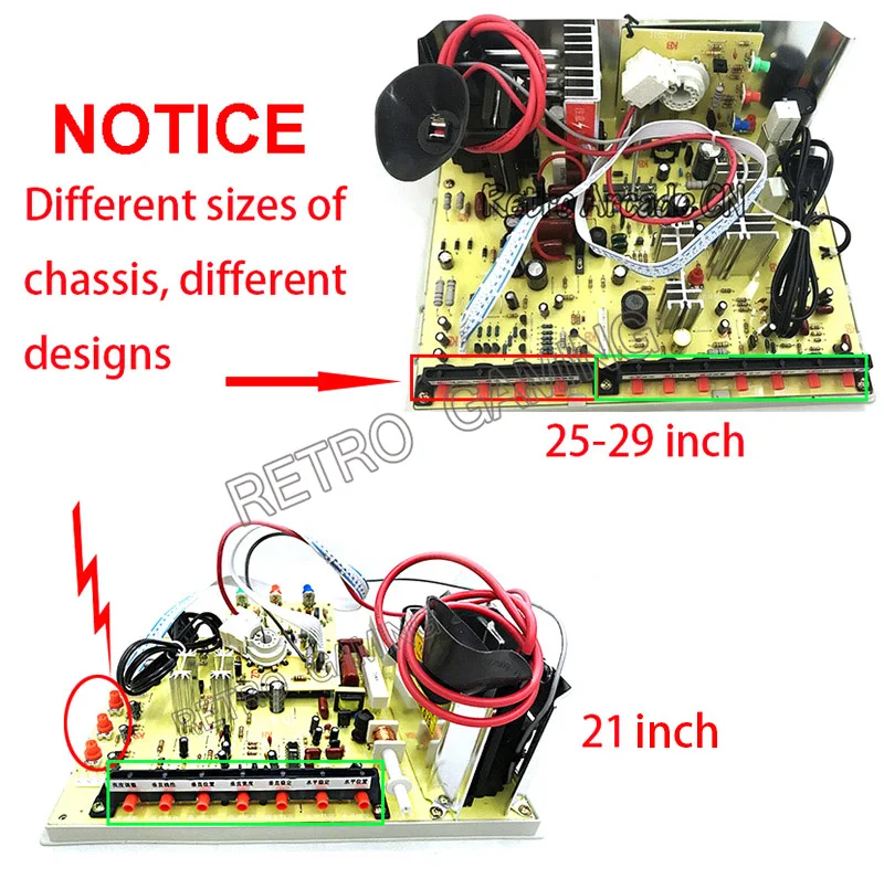 21 "22" 25 29 дюймов аркада шасси для аркадной машины аттракцион кабинет монета управляемые комплектующие для игровых автоматов запчасти